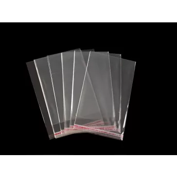   Ragasztócsíkos celofán tasak jellegű BOPP tasak 6x8 cm - átlátszó (61300 db-os csomagolás)