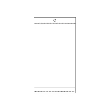   PP ragasztócsíkos celofán tasak jellegű BOPP tasak 7x10 cm - átlátszó (100 db-os csomagolás)