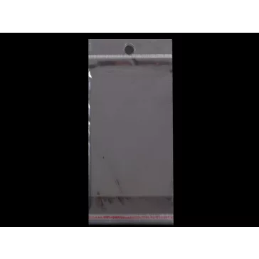   PP ragasztócsíkos celofán tasak jellegű BOPP tasak 7x10 cm - átlátszó (3000 db-os csomagolás)