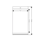 PP ragasztócsíkos celofán tasak jellegű BOPP tasak 7x10 cm - átlátszó (3000 db-os csomagolás) PP ragasztócsíkos celofán tasak jellegű BOPP tasak 7x10 cm - átlátszó (3000 db-os csomagolás)