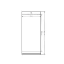 PP ragasztócsíkos celofán tasak jellegű BOPP tasak akasztóval 8x19,5 cm - átlátszó (14600 db-os csomagolás) PP ragasztócsíkos celofán tasak jellegű BOPP tasak akasztóval 8x19,5 cm - átlátszó (14600 db-os csomagolás)