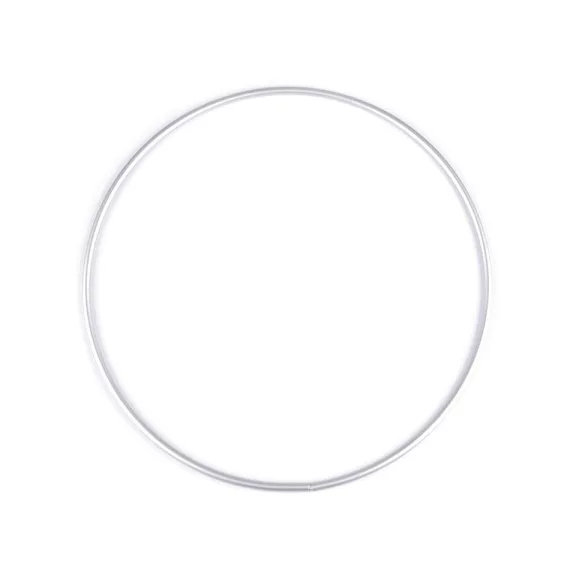 Fém álomfogó karika Ø25 cm - ezüst (1 db-os csomagolás) Fém álomfogó karika Ø25 cm - ezüst (1 db-os csomagolás)