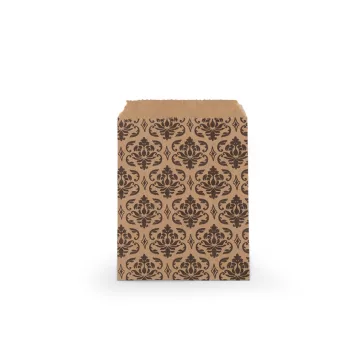   Papír zacskó 9,5x14 cm - 5 természetes barna (100 db-os csomagolás)
