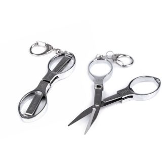   Olló PIN összecsukható, karabinerrel hossza 9,5 cm repűlők