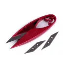 Szálvágó PIN nagyon éles csiptetőolló hossza 11 cm - sötétpiros (4 kártya) Szálvágó PIN nagyon éles csiptetőolló hossza 11 cm - sötétpiros (4 kártya)