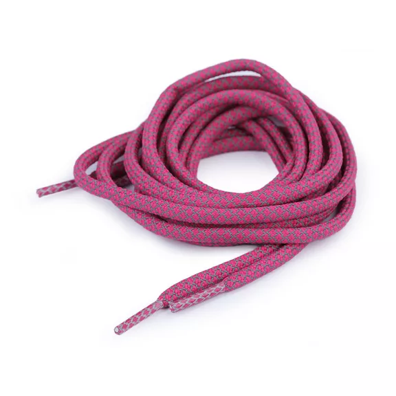 Fényvisszaverő cipófűző, ruhákra hossza 130 cm - 4 pink (10 db-os csomagolás) Fényvisszaverő cipófűző, ruhákra hossza 130 cm - 4 pink (10 db-os csomagolás)