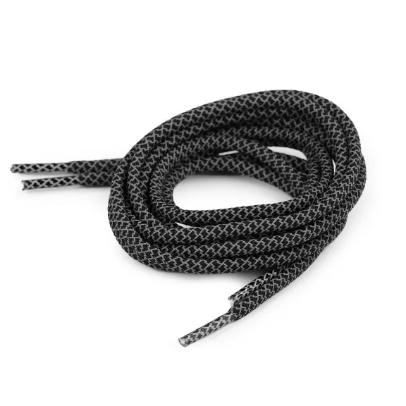 Fényvisszaverő cipófűző, ruhákra hossza 130 cm - 9 fekete (10 db-os csomagolás) Fényvisszaverő cipófűző, ruhákra hossza 130 cm - 9 fekete (10 db-os csomagolás)