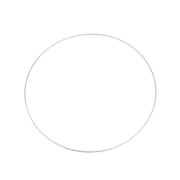   Fém karika Ø60 cm lakkozott - 2 ezüst (3 db-os csomagolás)