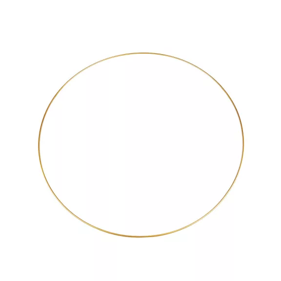 Fém karika Ø60 cm lakkozott - 3 arany (1 db-os csomagolás) Fém karika Ø60 cm lakkozott - 3 arany (1 db-os csomagolás)