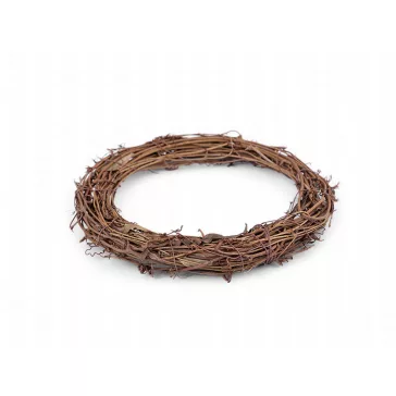   Vesszőkoszorú Ø20 cm - világosbarna (5 db-os csomagolás)
