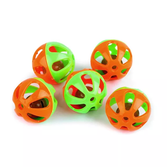 Csörgő golyócskák Ø36 mm - mix (5 db-os csomagolás) Csörgő golyócskák Ø36 mm - mix (5 db-os csomagolás)