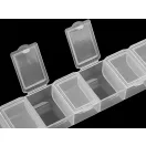 Műanyag rekeszes doboz / tároló 1,8x3,4x15 cm - Transparent (1 db-os csomagolás) Műanyag rekeszes doboz / tároló 1,8x3,4x15 cm - Transparent (1 db-os csomagolás)