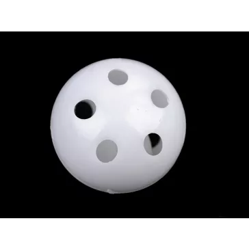   Gömbölyű csörgő Ø33 mm - fehér (100 db-os csomagolás)
