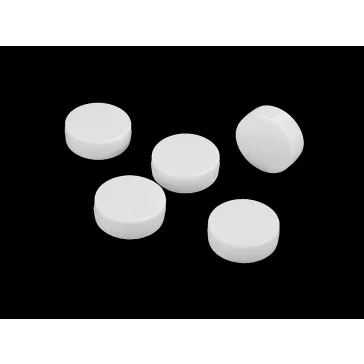 Lapos csörgő Ø18 mm - fehér (200 db-os csomagolás)