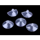 Tapadókorong dekorációk rögzítéséhez Ø40 mm - Transparent világoskék (5 db-os csomagolás) Tapadókorong dekorációk rögzítéséhez Ø40 mm - Transparent világoskék (5 db-os csomagolás)