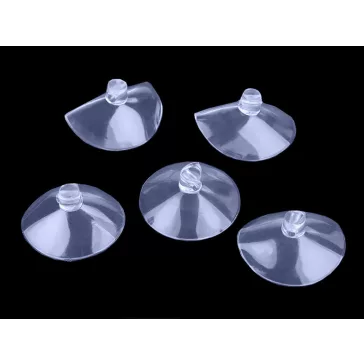   Tapadókorong dekorációk rögzítéséhez Ø40 mm - Transparent világoskék (20 db-os csomagolás)
