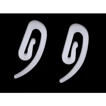   Műanyag akasztóhurok függönyre - fehér (500 db-os csomagolás)