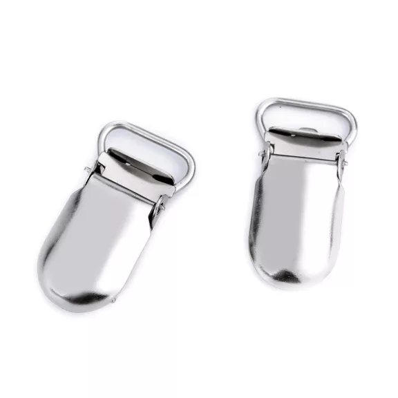 Nadrágtartó klipp kapos szélessége 15 mm - nikkel (50 db-os csomagolás) Nadrágtartó klipp kapos szélessége 15 mm - nikkel (50 db-os csomagolás)