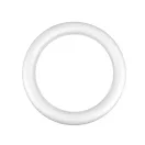 Hungarocell koszorú Ø35 cm - fehér (1 db-os csomagolás)