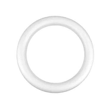 Hungarocell koszorú Ø35 cm - fehér (1 db-os csomagolás)
