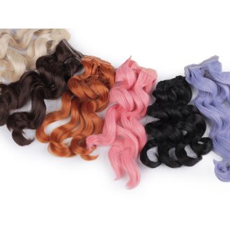 Paróka / babahaj 25 cm hullámos