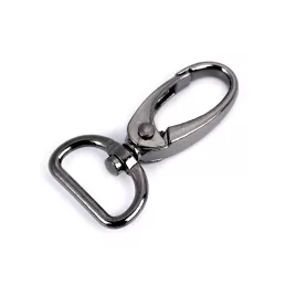Fém forgós karabiner 20 mm-es befűző