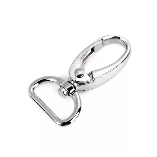 Fém forgós karabiner 20 mm-es befűző