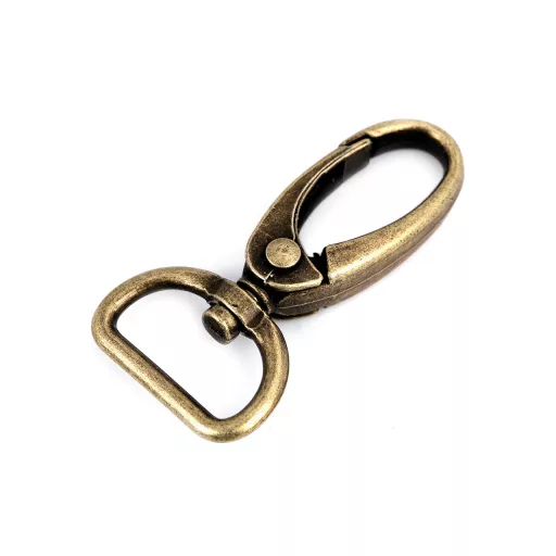 Fém forgós karabiner 20 mm-es befűző