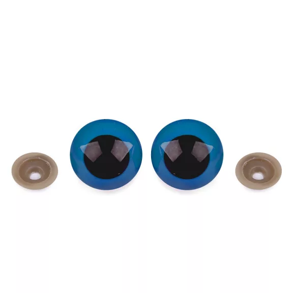 Nagy biztonsági szemek Ø30 mm - 1 kék (160 szett) Nagy biztonsági szemek Ø30 mm - 1 kék (160 szett)
