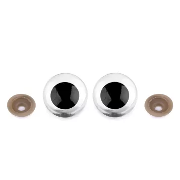 Nagy biztonsági szemek Ø30 mm - 4 átlátszó (160 szett)