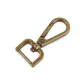 Fém forgós karabiner 20 mm-es befűző