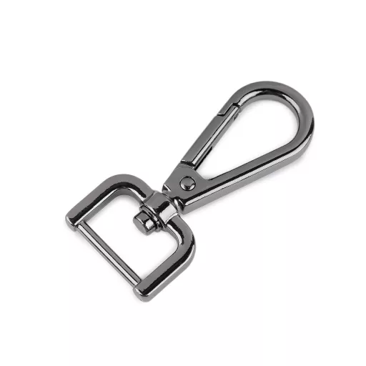 Fém forgós karabiner 20 mm-es befűző