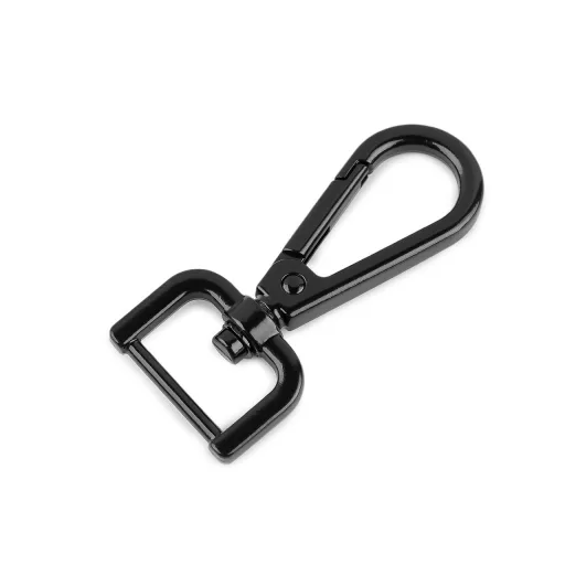 Fém forgós karabiner 20 mm-es befűző