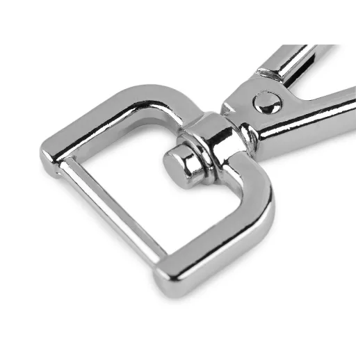 Fém forgós karabiner 20 mm-es befűző