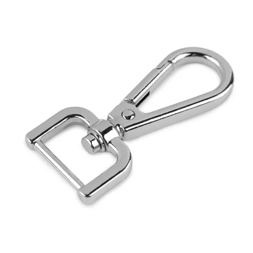 Fém forgós karabiner 20 mm-es befűző