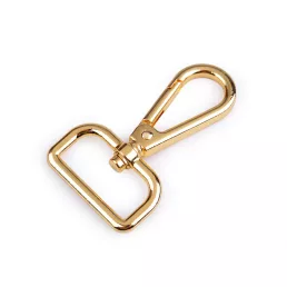 Fém forgós karabiner 30 mm-es befűző