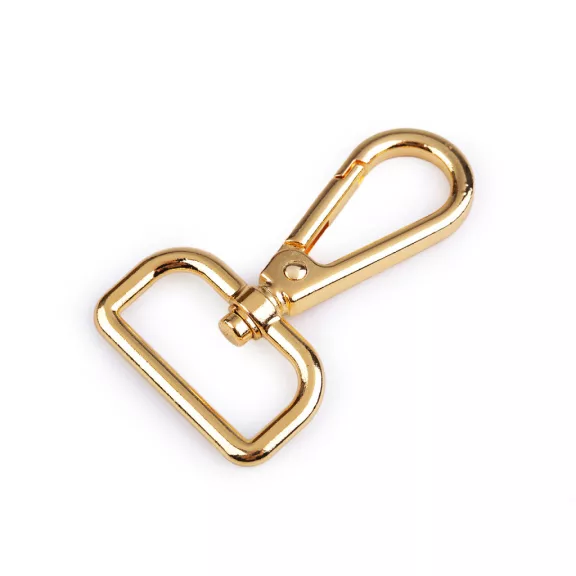 Fém forgós karabiner 30 mm-es befűző - 3 arany klasszik (20 db-os csomagolás) Fém forgós karabiner 30 mm-es befűző - 3 arany klasszik (20 db-os csomagolás)