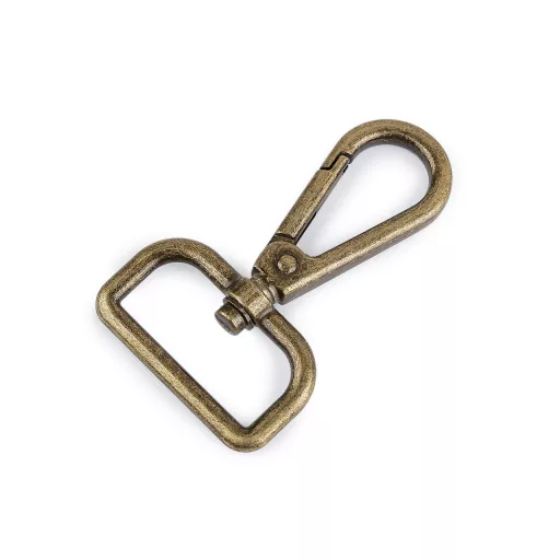 Fém forgós karabiner 30 mm-es befűző