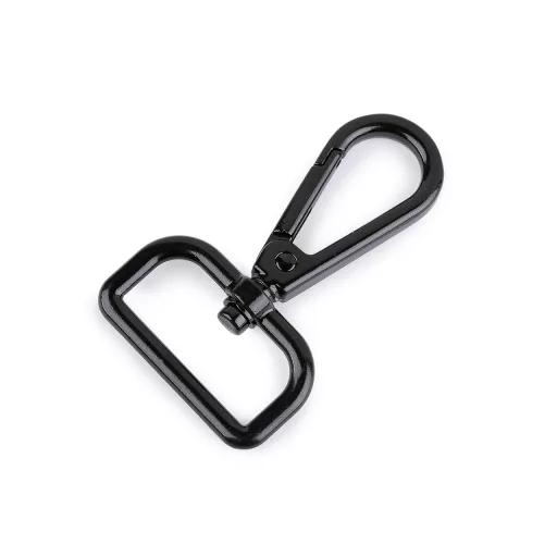 Fém forgós karabiner 30 mm-es befűző