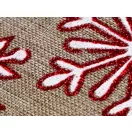 Karácsonyi ajándékzsák glitteres pelyhek 20,5x30,5 cm juta utánzat - természetes bézs (1 db-os csomagolás) Karácsonyi ajándékzsák glitteres pelyhek 20,5x30,5 cm juta utánzat - természetes bézs (1 db-os csomagolás)