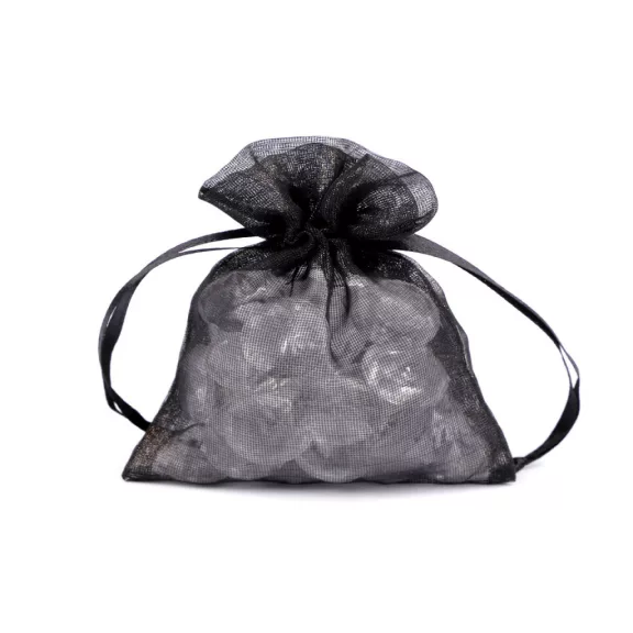 Ajándék zsákocska 8x10,5 cm organza shine - 10 fekete (10 db-os csomagolás) Ajándék zsákocska 8x10,5 cm organza shine - 10 fekete (10 db-os csomagolás)