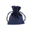 Bársony ajándéktasak 10x13 cm - 2 blue dark (10 db-os csomagolás)