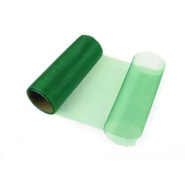   Organza / organtin / szalag közepes fényű szélessége 14,5 cm - 76 pasztellzöld (72 m-os csomagolás)