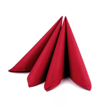   Pamut terítő 45x45 cm - 6 (45x45 cm) sötétpiros (4 db-os csomagolás)