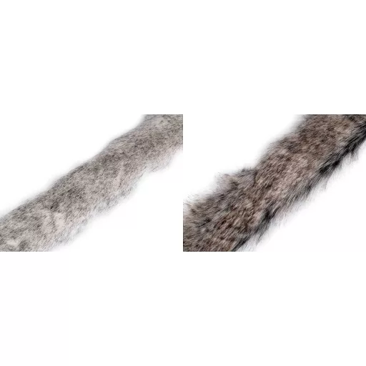 Varrható ruházati / műszörme dísz szélessége 5 cm