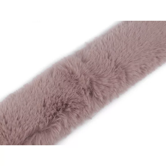 Varrható ruházati / dekor műszőrme szélessége 5 cm - 2 púderrózsaszín dunkel (1 db-os csomagolás) Varrható ruházati / dekor műszőrme szélessége 5 cm - 2 púderrózsaszín dunkel (1 db-os csomagolás)