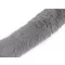 Varrható ruházati / dekor műszőrme szélessége 5 cm - 3 szürke (1 db-os csomagolás)
