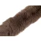 Varrható ruházati / dekor műszőrme szélessége 5 cm - 5 sötét bézs (1 db-os csomagolás)