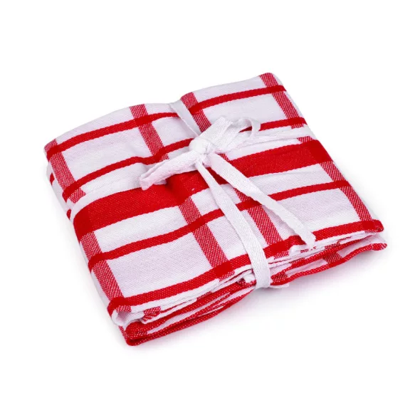 Pamut konyhai törlő kockamintás 50x70 cm egiptomi pamut - 1 piros (12 db-os csomagolás) Pamut konyhai törlő kockamintás 50x70 cm egiptomi pamut - 1 piros (12 db-os csomagolás)