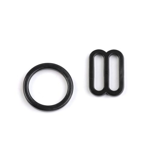 Rövidítő és karika fehérneműre szélessége 12 mm műanyag